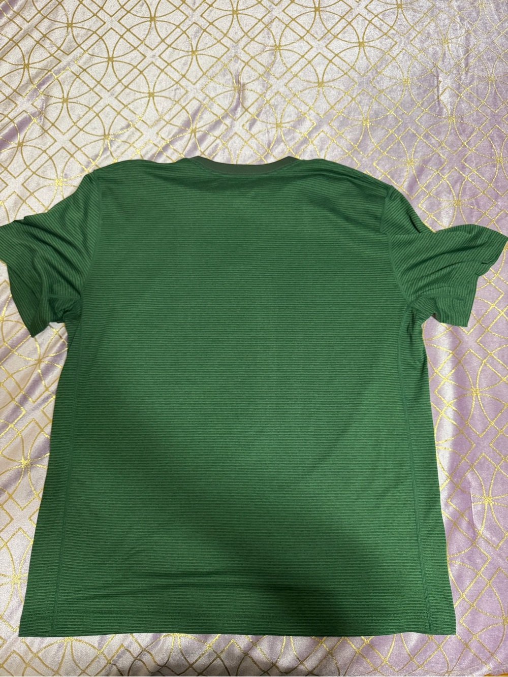 💥 MENS Nike Dri-FIT Green Striped Performance Tee - Picture 10 of 10
